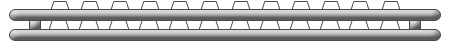 Double Panel Radiator with double fins