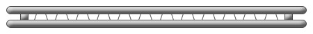 Double Panel Radiator with fins