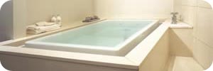 A Recessed Bath