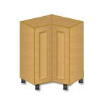 An 'L Shaped' Corner Base Unit